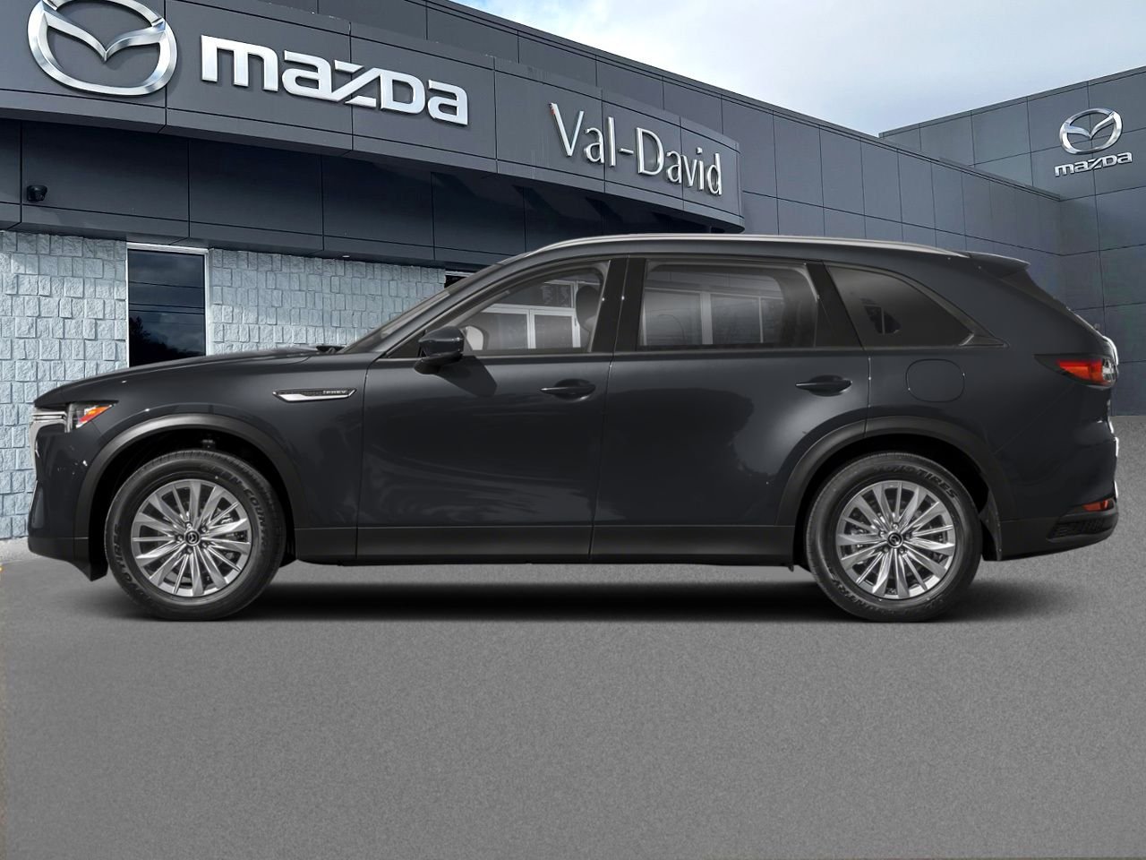 2026 Mazda CX-90 hybride rechargeable GS-L TI, HYBRIDE, SIÈGES CAPITAINES Black Val-David - photo #1