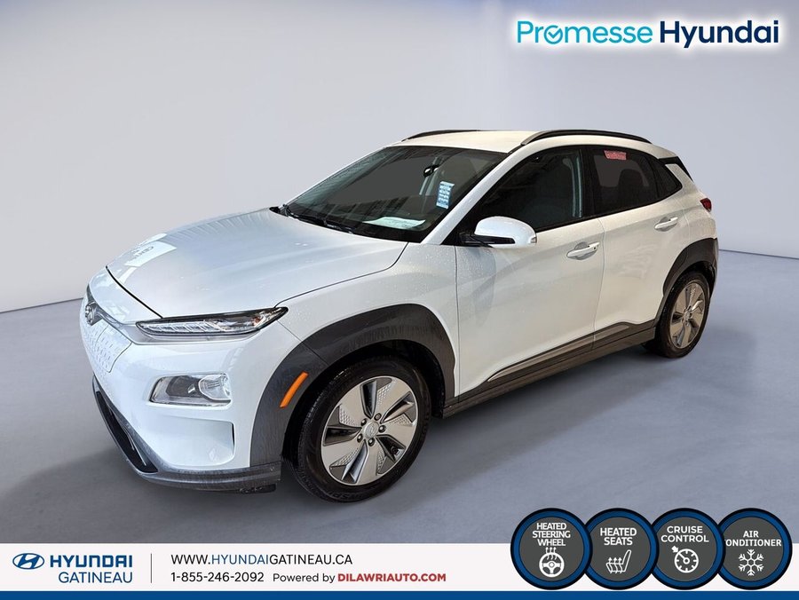Hyundai Kona électrique Preferred TA *** Electrique , sieges chauffant , volants chauffants*** 2021 Blanc