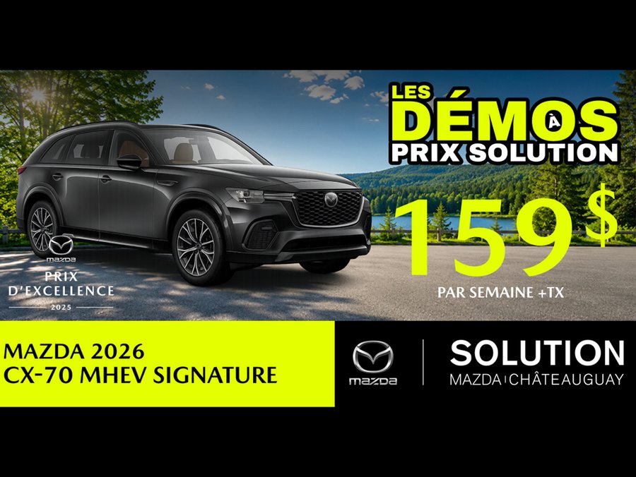 2026 MAZDA CX-70 MHEV 2026 Jet Black Mica