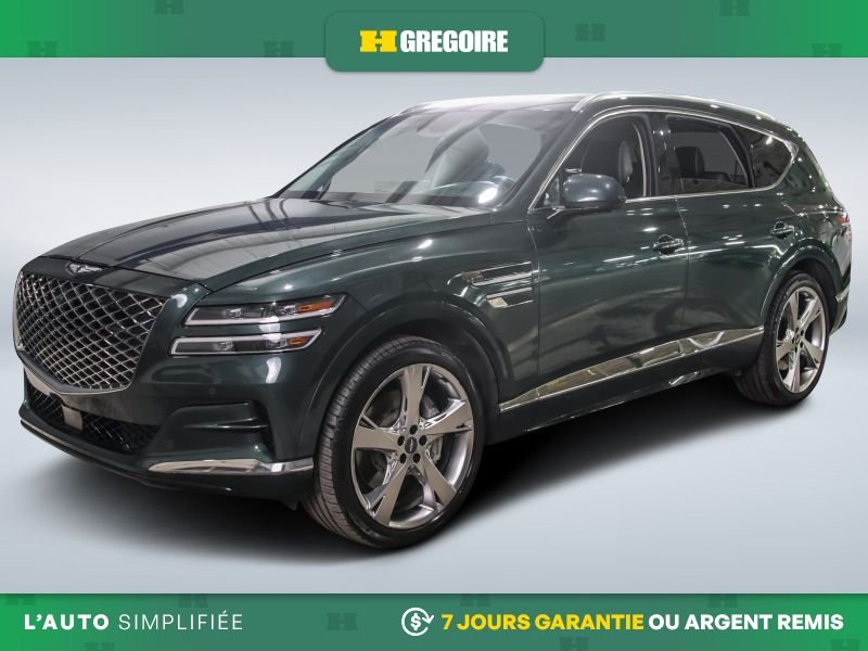 2021 Genesis GV80 3.5T Advanced AWD AUTO A/C MAGS CUIR TOIT NAV CAM Grey