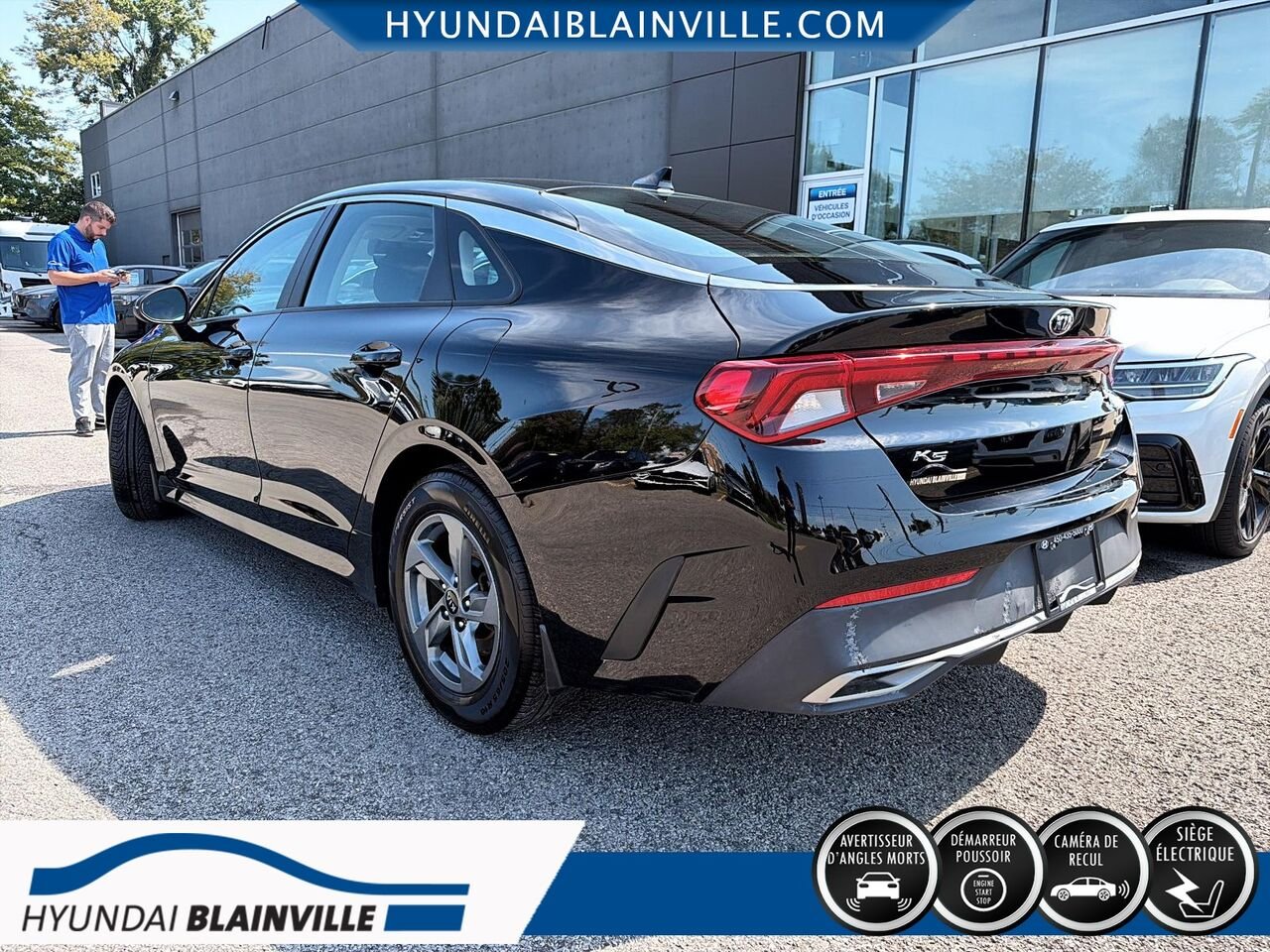Kia K5 2021 Noir Blainville - photo #5