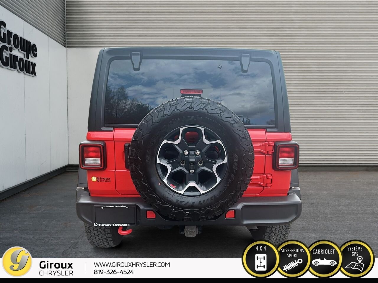 Jeep Wrangler 2023 Rouge Sainte-Agathe-des-Monts - photo #2