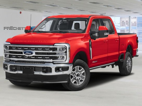 Ford Super Duty F-250 SRW LARIAT cabine 6 places 4RM caisse de 8 pi 2027 Rouge course