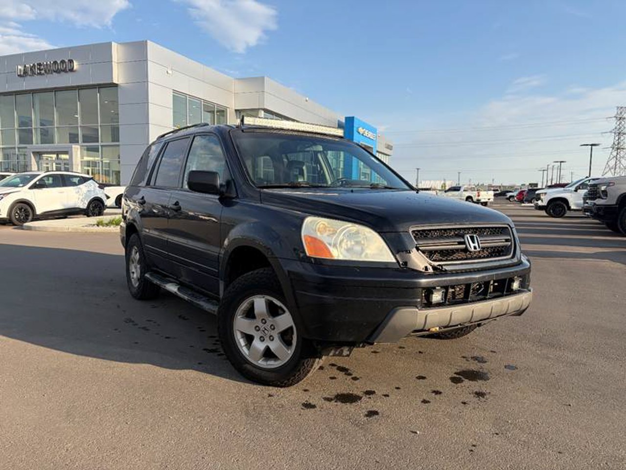 2003 Honda Pilot 4dr 4WD EX Auto w/Leather Black Sherwood Park - photo #1