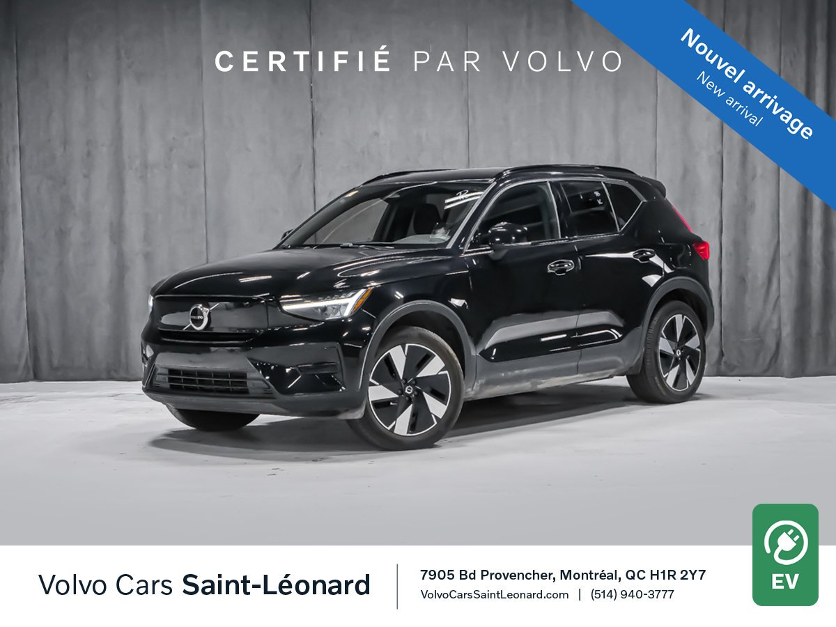 Volvo XC40 Recharge Pure Electric CORE 2024 Noir Montréal - photo #0