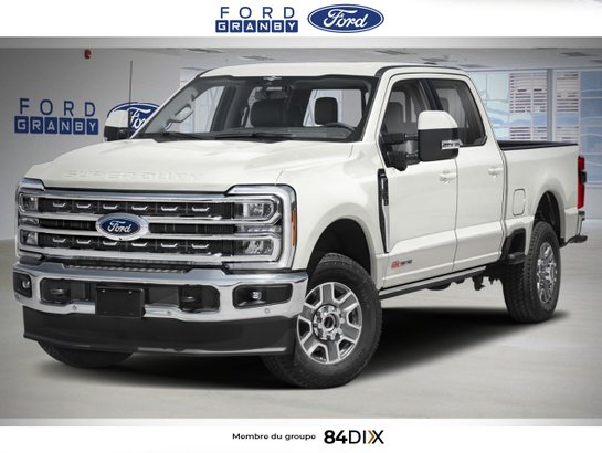 Ford Super Duty F-250 SRW LARIAT cabine 6 places 4RM caisse de 8 pi 2026 Blanc astral métallisé trois couches