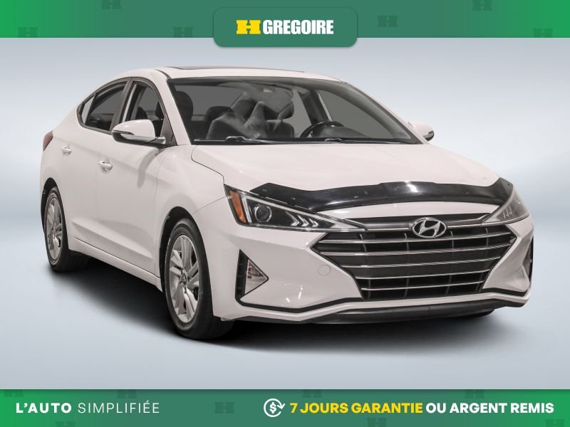 Hyundai Elantra PREFERRED AUTO A/C TOIT GR ELECT MAGS CAM RECUL BL 2020 Blanc