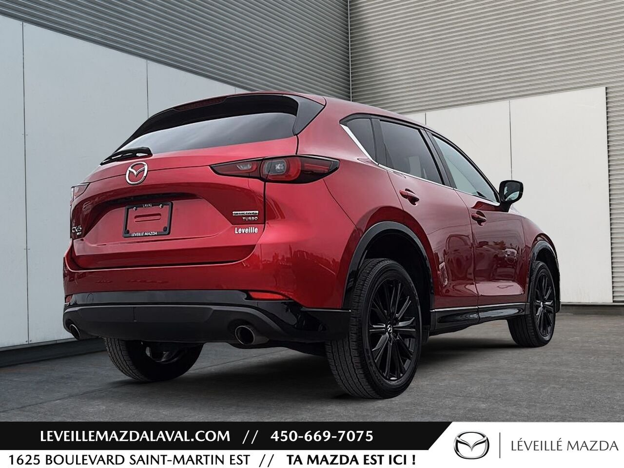Mazda CX-5 Sport avec moteur turbo TI 2023 Rouge Laval - photo #4