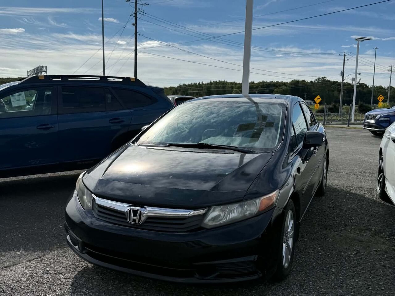 Honda Civic EX-L 4 portes, boîte automatique, EX-L 2012 Noir Lévis - photo #0