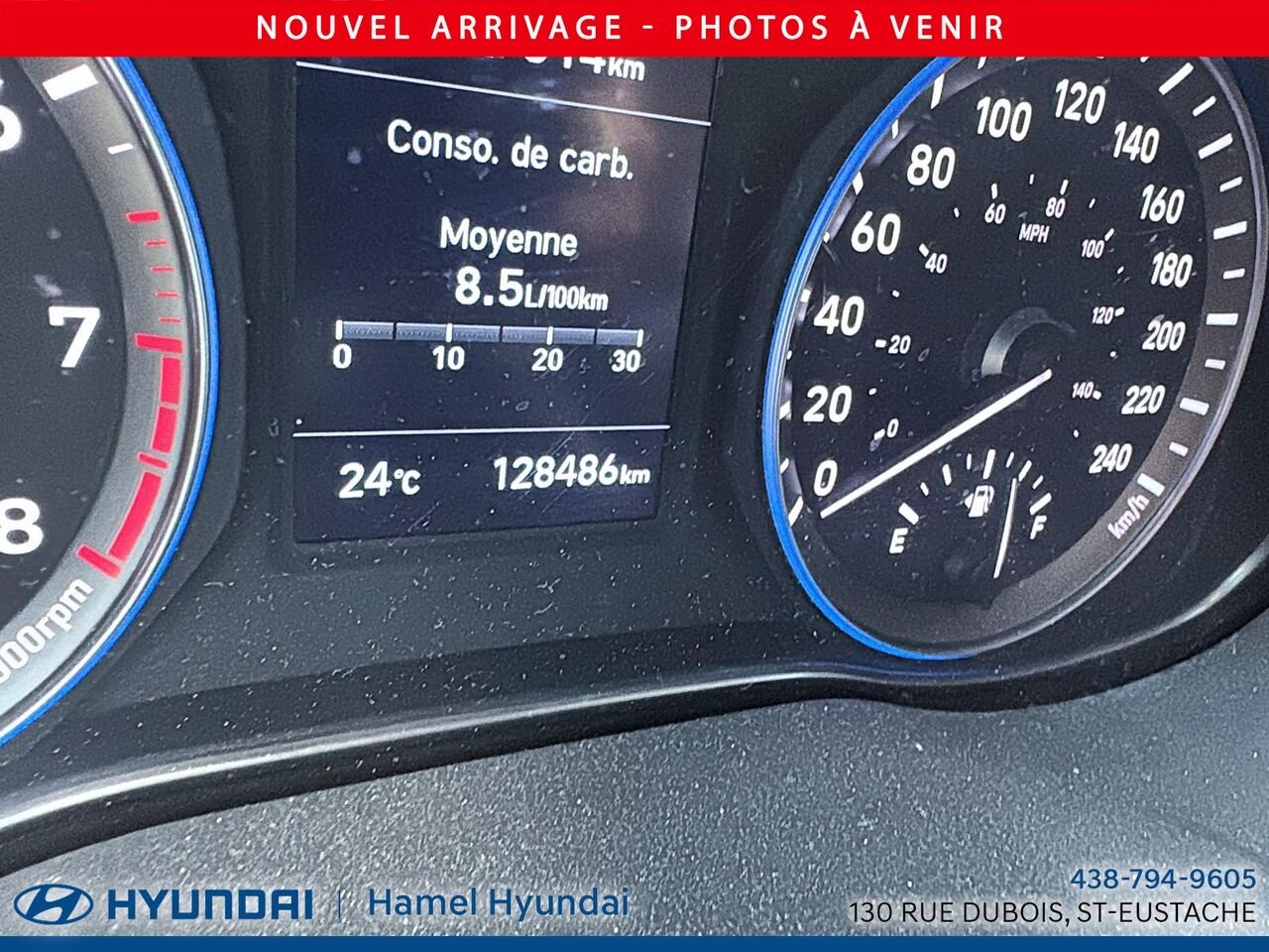 2019 Hyundai Kona White Saint-Eustache - photo #9