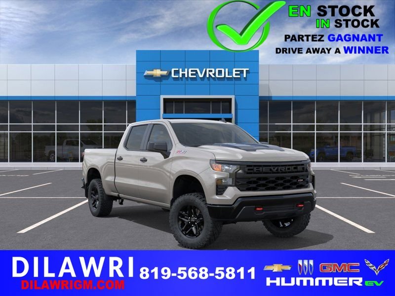 CHEVROLET Silverado 1500 Custom Trail Boss cabine multiplace 4RM 157 po 2026 Sables blancs Ottawa & Gatineau - photo #0