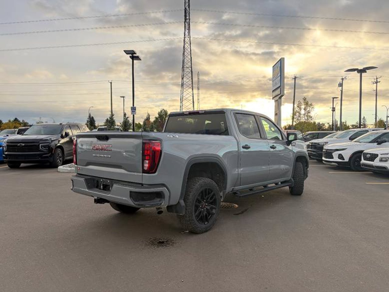 2024 GMC Sierra 1500 4WD Crew Cab 147 Pro Grey Sherwood Park - photo #4