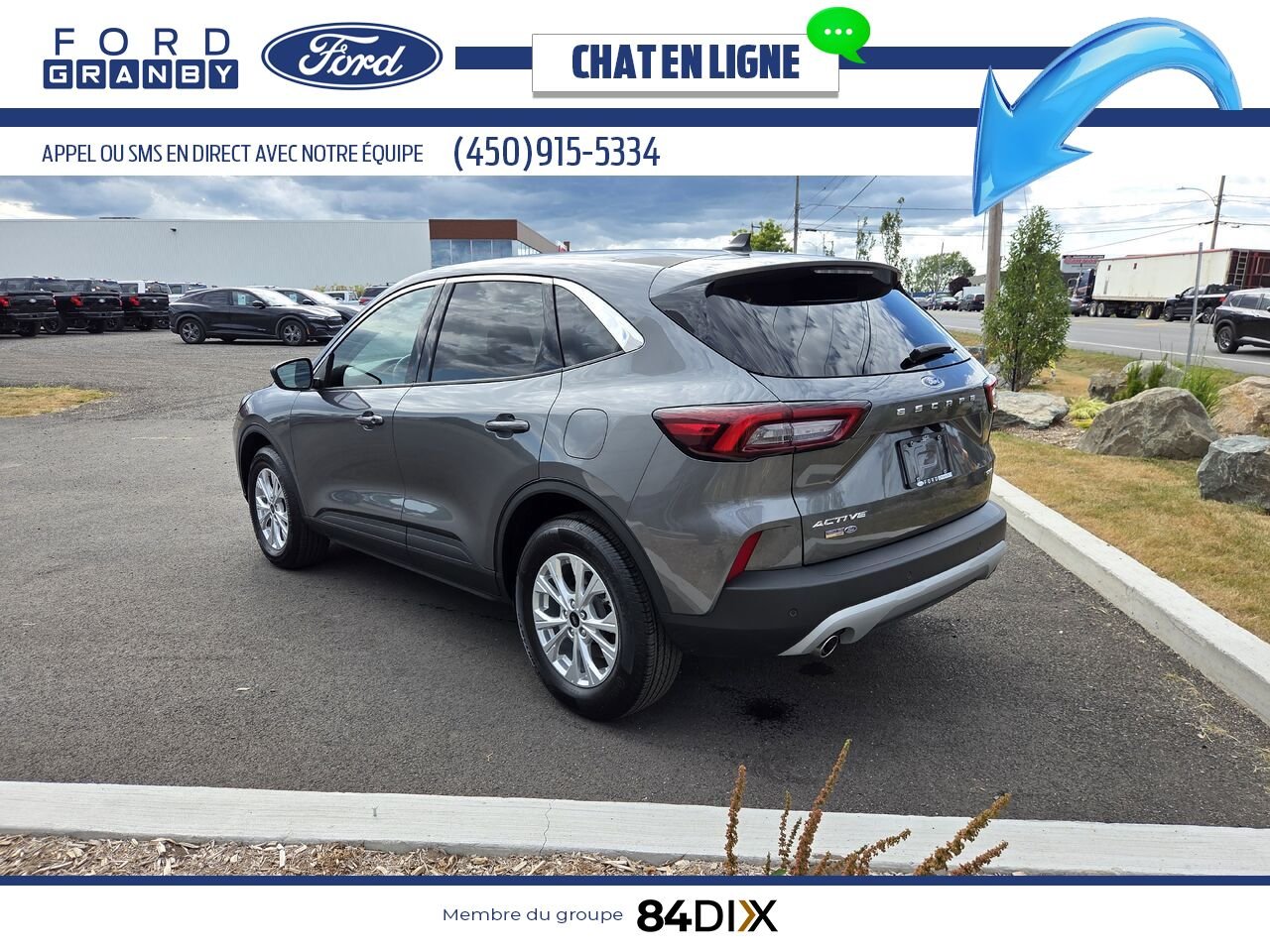 2024 Ford ESCAPE Grey Granby - photo #4