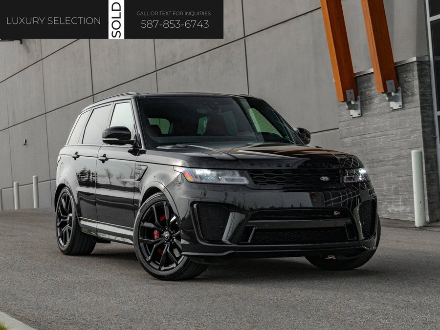 2021 Land Rover Range Rover Sport SVR Black