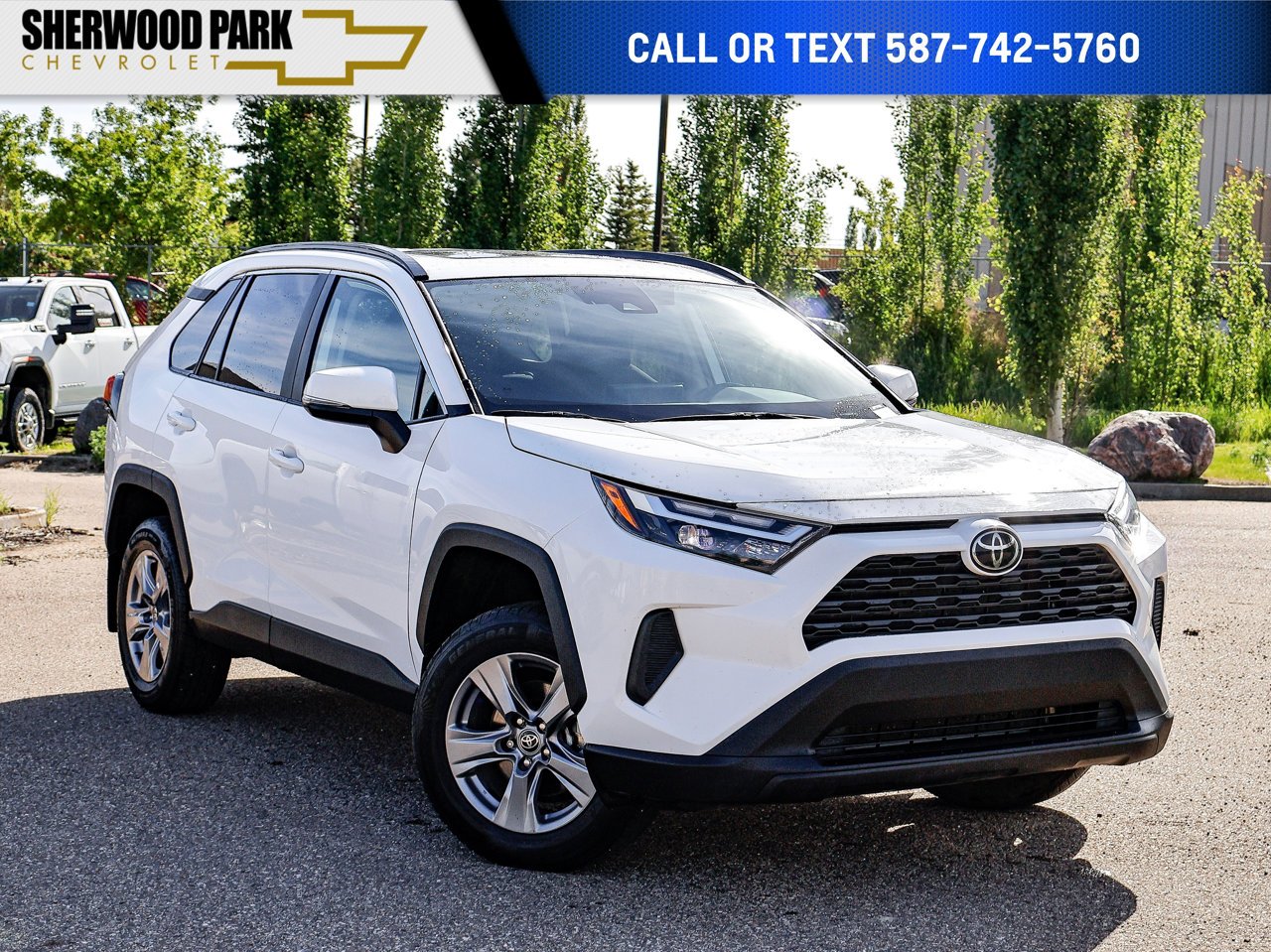 2024 Toyota RAV4 XLE AWD White Sherwood Park - photo #0