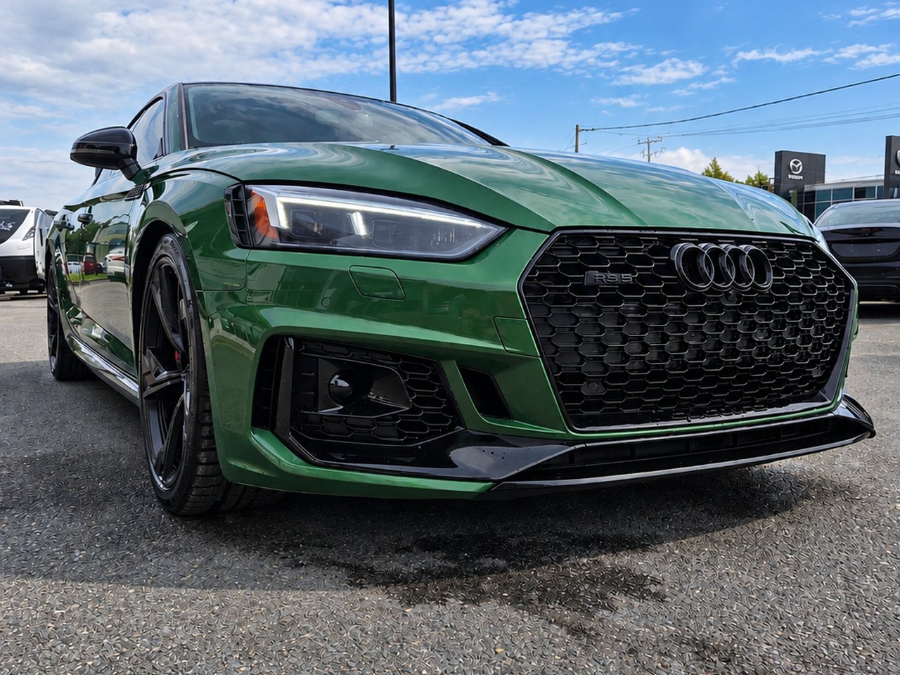 Audi RS 5 Sportback 2019 Vert Granby - photo #8