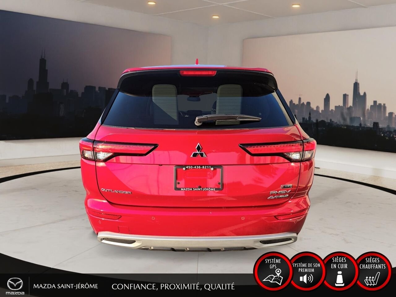 2024 Mitsubishi Outlander Red Ste-Agathe des Monts - photo #6