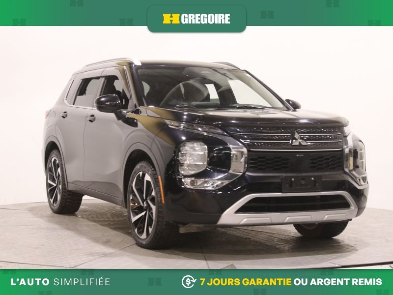 Mitsubishi Outlander 823226 | LE Premium AWD AUTO AC CUIR TOIT NAV MAGS CAM RECU 2022 Noir Laval - photo #0