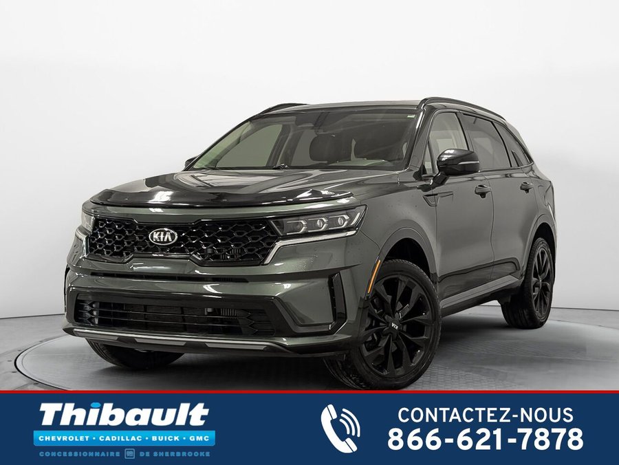 Kia Sorento AWD EX 2.5L Turbo 6 Places Cuir Sièges Chauffants 2021 Vert