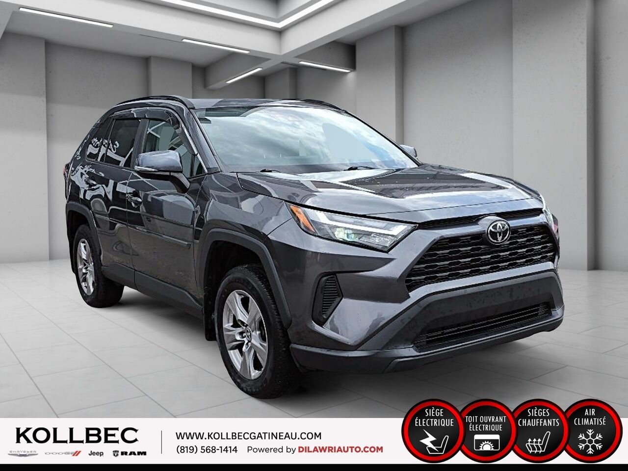 2022 TOYOTA RAV4 U19500 | XLE AWD Grey Gatineau - photo #12