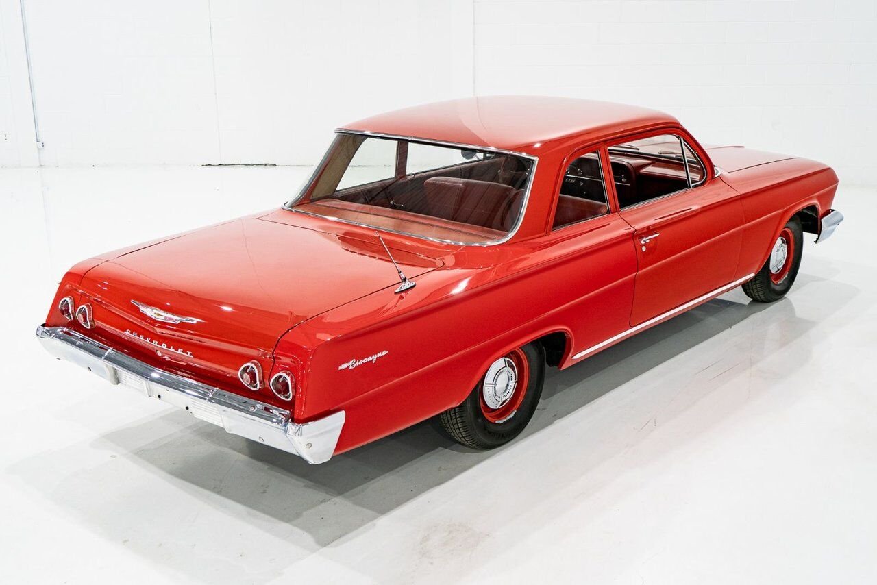 Chevrolet Biscayne Unrestored nearly all original parts 1962 Rouge Montréal - photo #48