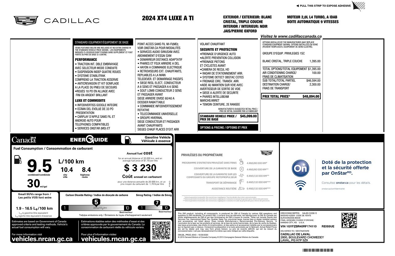 Cadillac VISTIQ Sport AWD FINANCEMENT À PARTIR 3.99% 2026 Noir Laval - photo #4