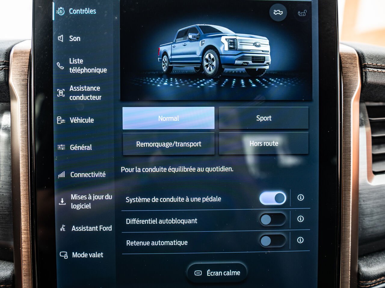 Ford F-150 LIGHTNING 4X4 CUIR GPS CAMERA 360 ANTIVOL 2023 Noir Sainte-Julienne - photo #25