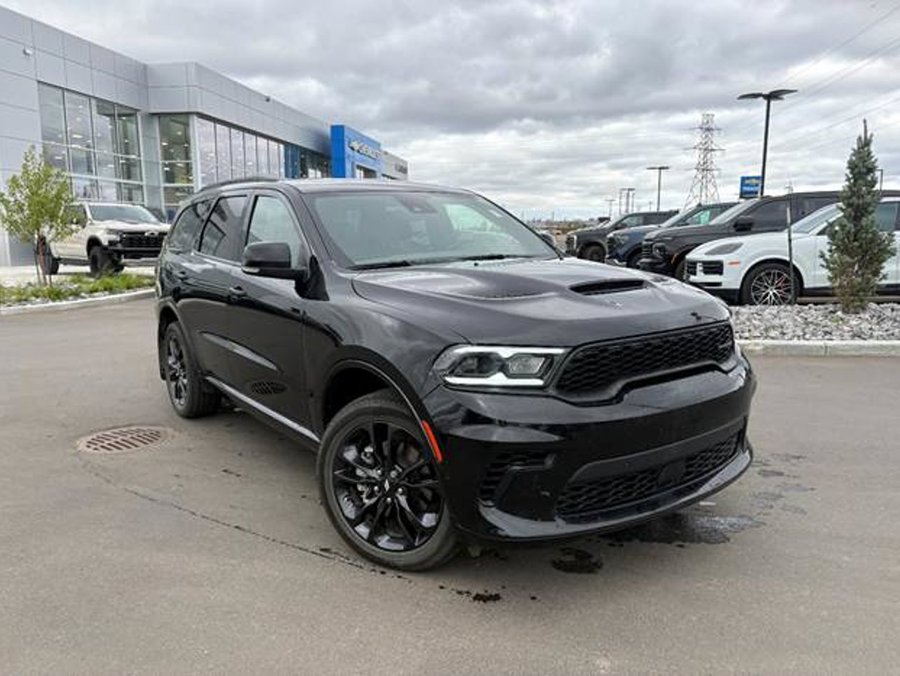 2026 Dodge Durango GT Plus Blacktop AWD 3.6L 7-Passenger | Leather Heated & Vented Seats Black