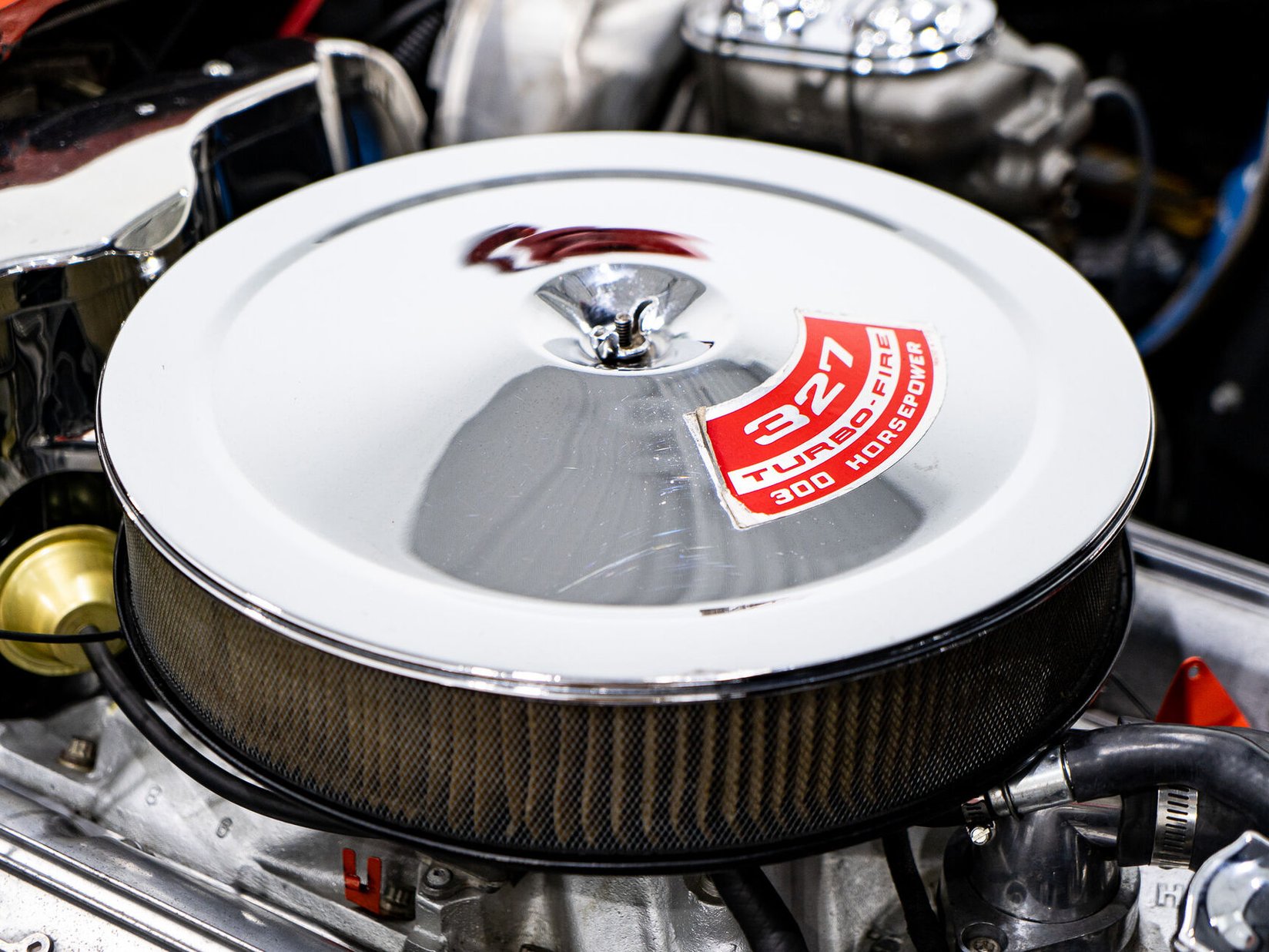 Chevrolet Corvette Split window matching# 327 Factory A/C | PRICE IN USD 1963 Rouge Montréal - photo #20