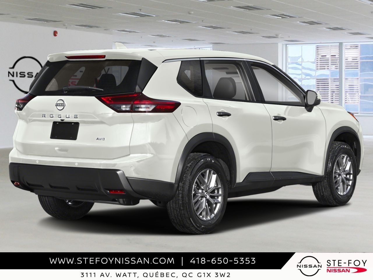 NISSAN Rogue 2026 Blanc Everest nacré triple couche Ste-Foy - photo #2