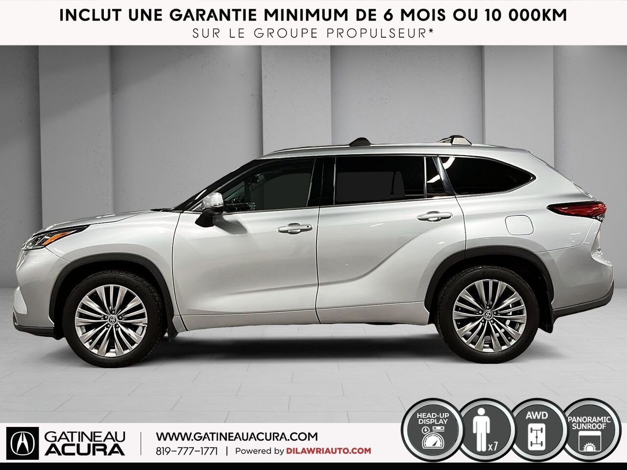 Toyota Highlander Platinum AWD 2021 Argent Gatineau - photo #20
