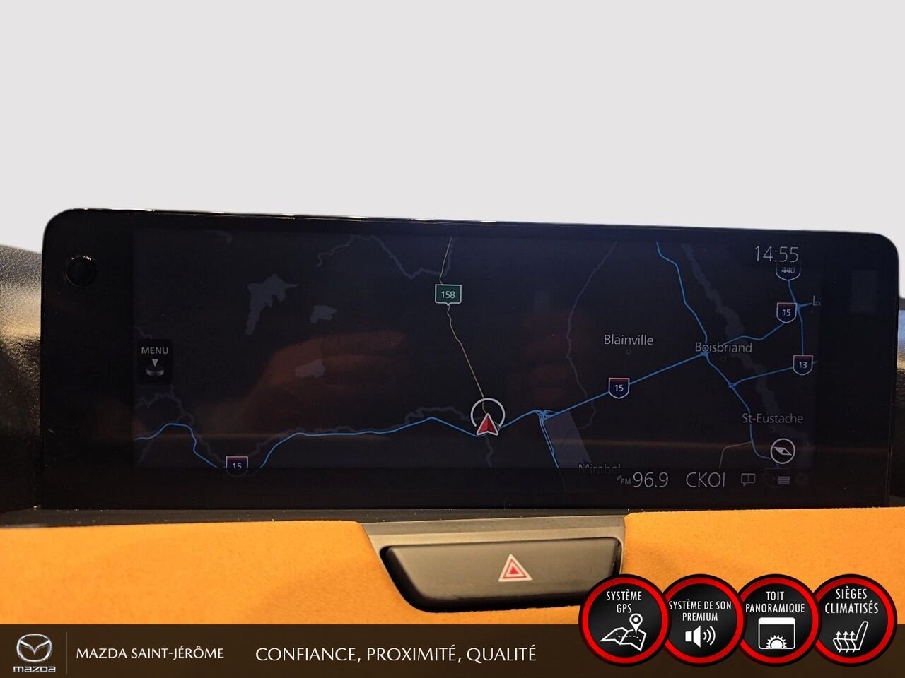 2024 Mazda CX-90 hybride léger Red Sainte-Agathe-des-Monts - photo #21