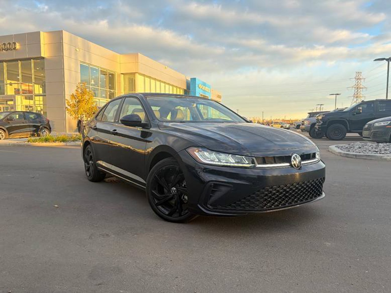 2025 Volkswagen Jetta Comfortline Auto Black Sherwood Park - photo #1