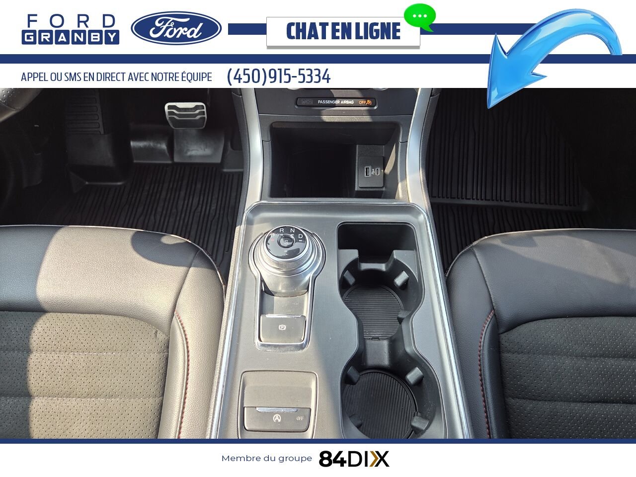 Ford Edge 2024 Blanc Granby - photo #15
