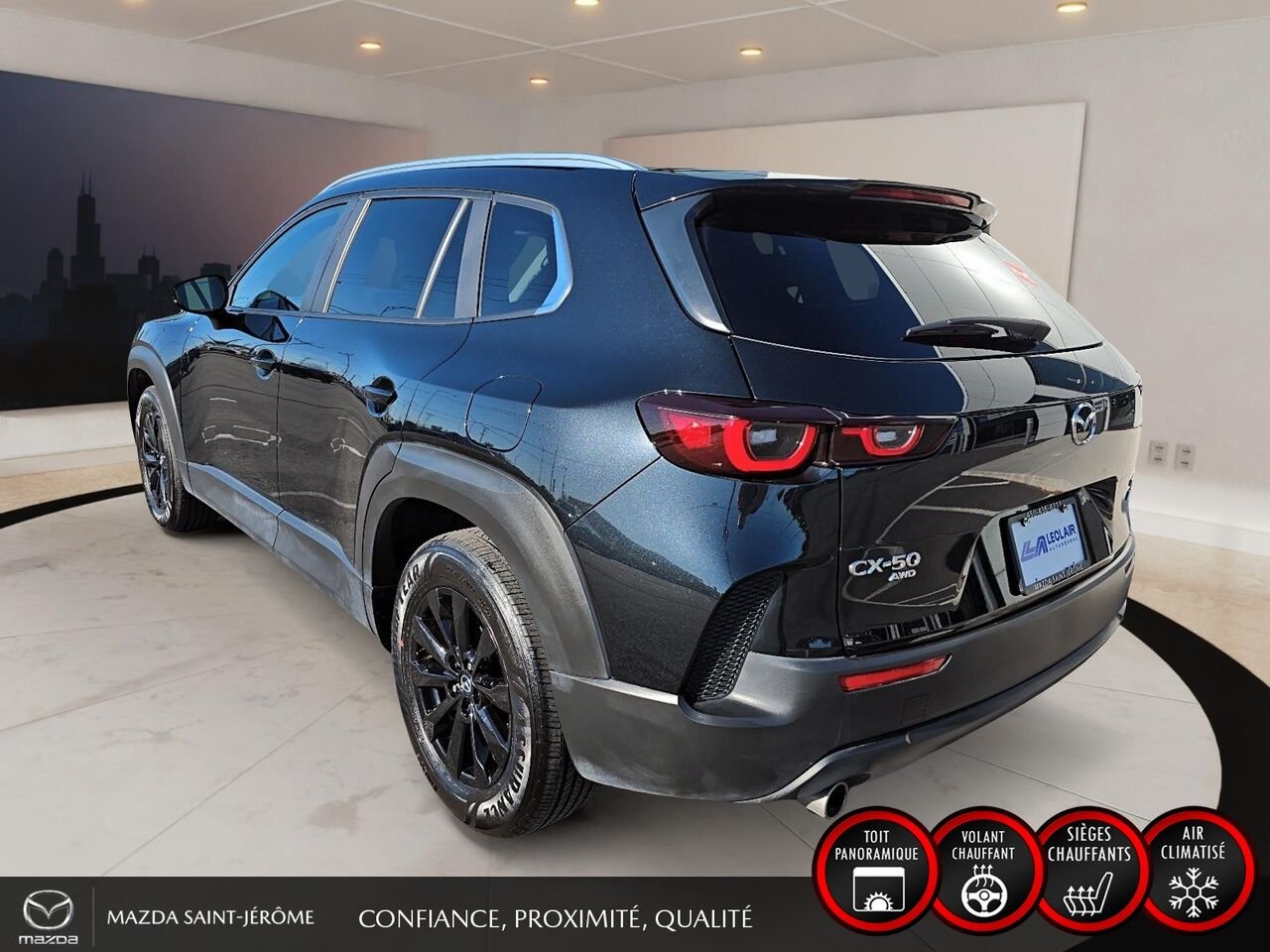 Mazda CX-50 GS-L | 1 PROPRIÉTAIRE | JAMAIS ACCIDENTÉ | TOIT PANORAMIQUE | CUIR | AWD 2025 Noir Saint-Jérôme - photo #8