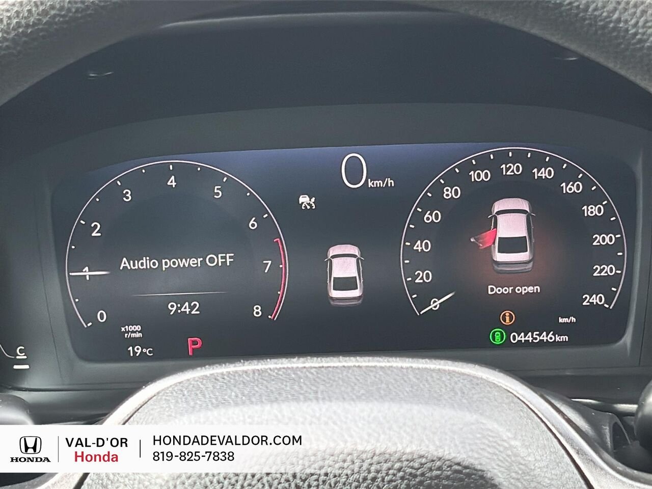 Honda Berline Accord EX 2023 Noir Val-d'Or - photo #9
