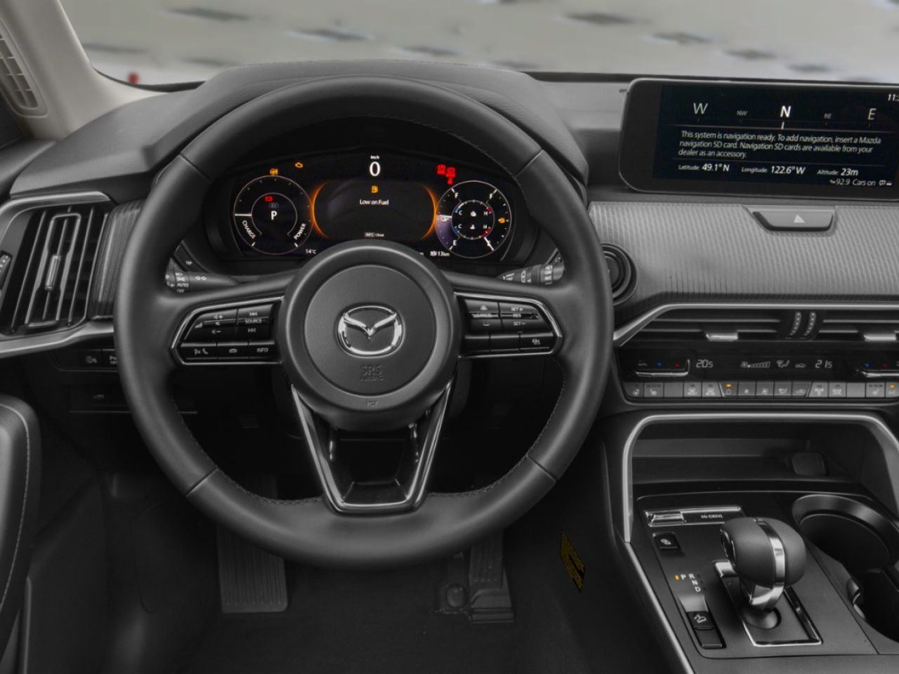 Mazda CX-70 hybride rechargeable GS-L SC TI 2026 Noir de jais mica Laval - photo #3