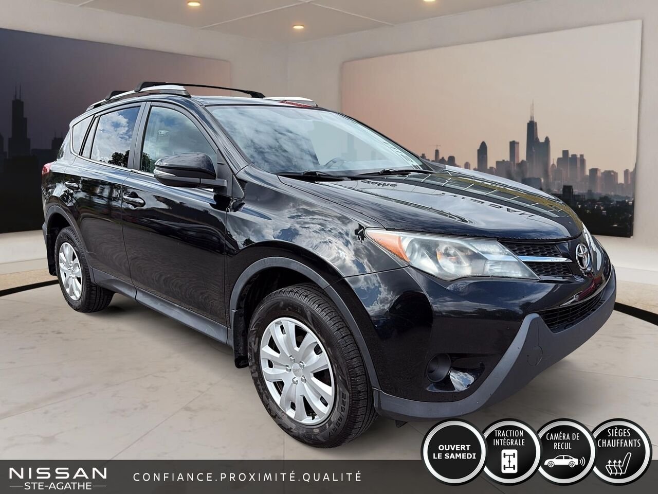 2015 Toyota RAV4 Black Ste-Agathe des Monts - photo #2