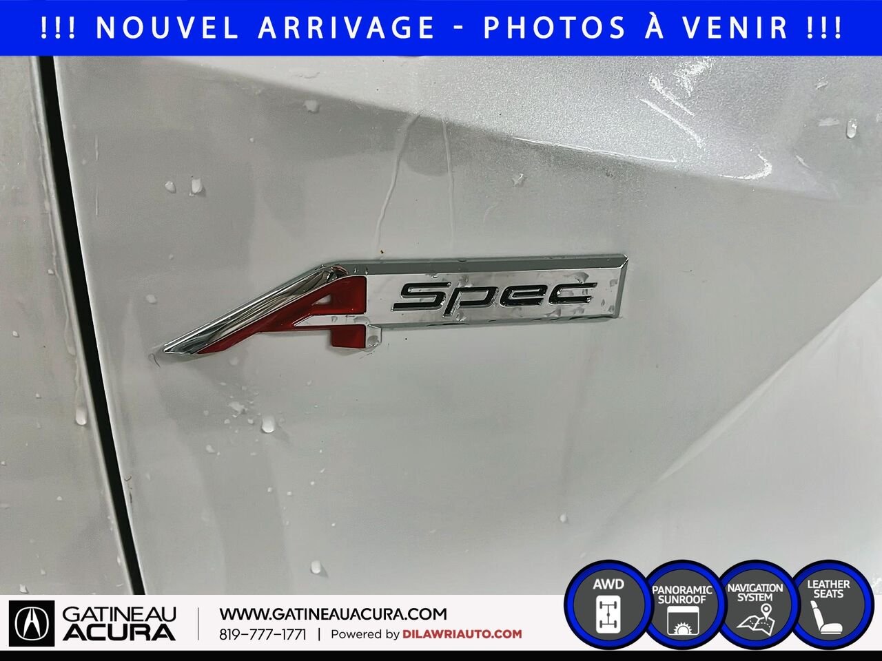 Acura RDX A-Spec SH-AWD 2023 Blanc Gatineau - photo #7