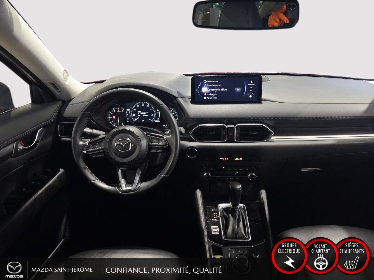 Mazda CX-5 GS | CUIR | AWD | MAGS | HAYON ÉLECTRIQUE | ACCÈS ET DÉMARRAGE SANS CLÉ 2025 Rouge Saint-Jérôme - photo #21
