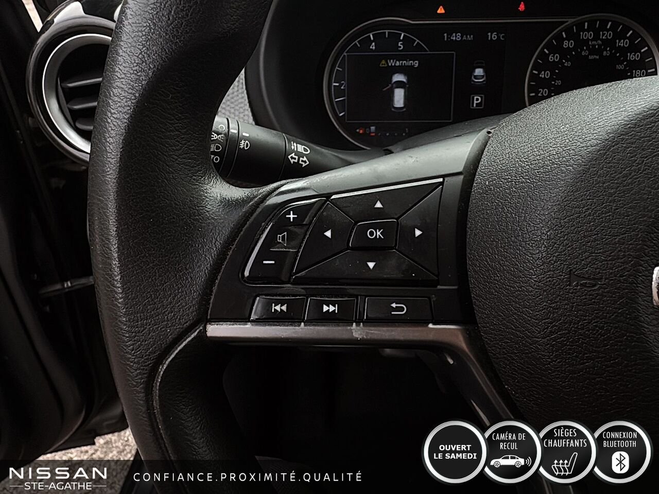 Nissan Kicks SV TA | 75 640 KM | CAMÉRA DE RECUL | CLIMATISATION AUTOMATIQUE | ACCÈS SANS CLÉ 2019 Gris Saint-Jérôme - photo #14