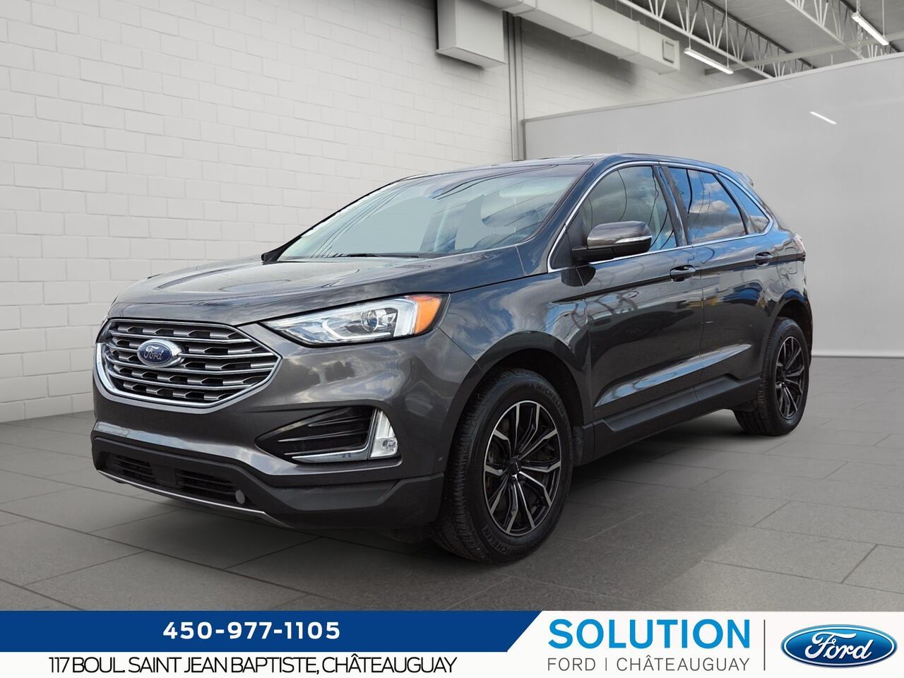 Gray 2019 Ford Edge SUV / Crossover All-Wheel Drive Automatic
