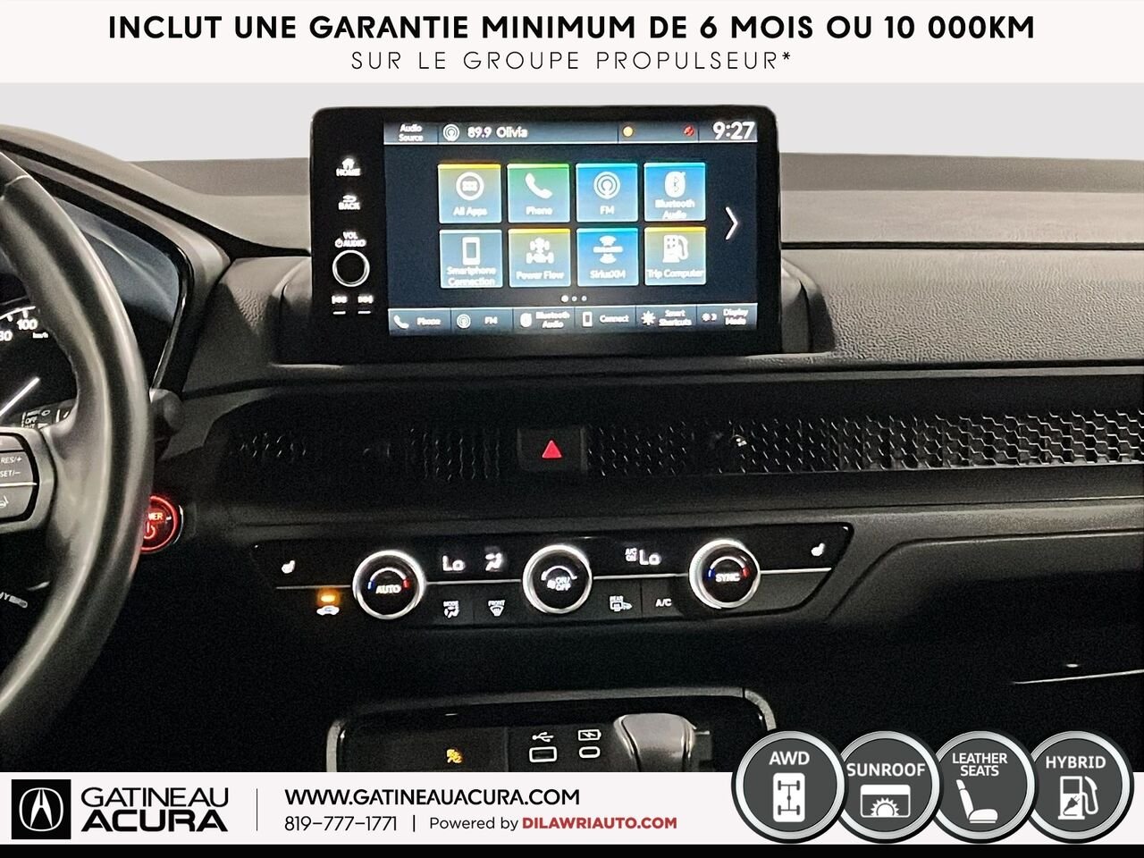 Honda CR-V hybride EX-L Traction Intégrale 2024 Bleu Gatineau - photo #27