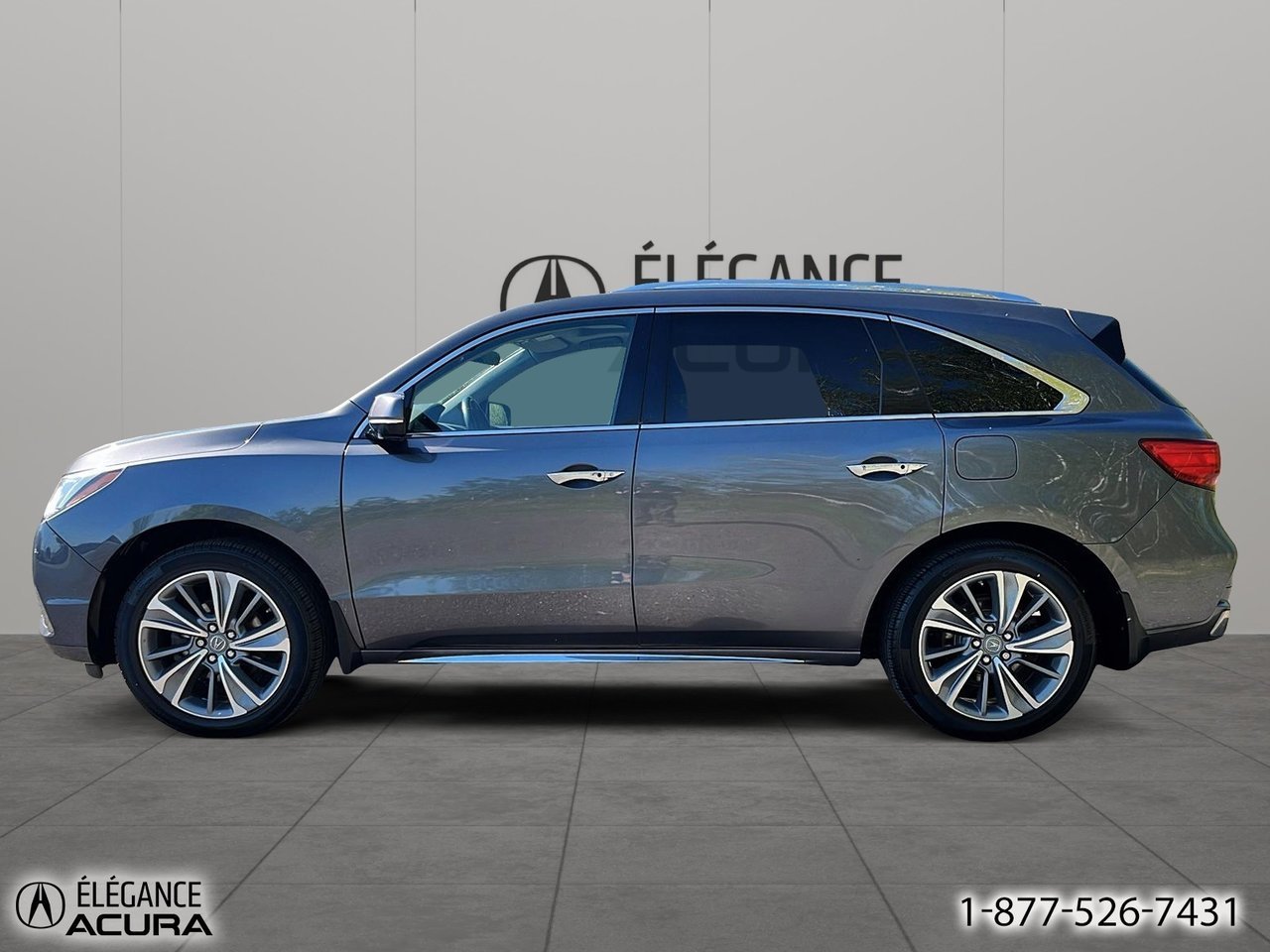 Acura MDX Elite Pkg | 26047A 2017 Gris Granby - photo #8