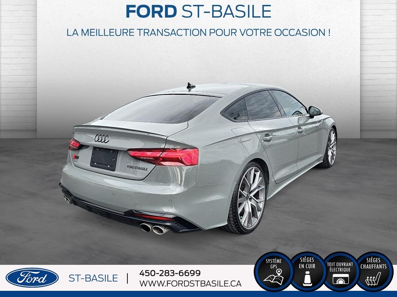 2022 AUDI S5 Grey Saint-Basile-le-Grand - photo #7