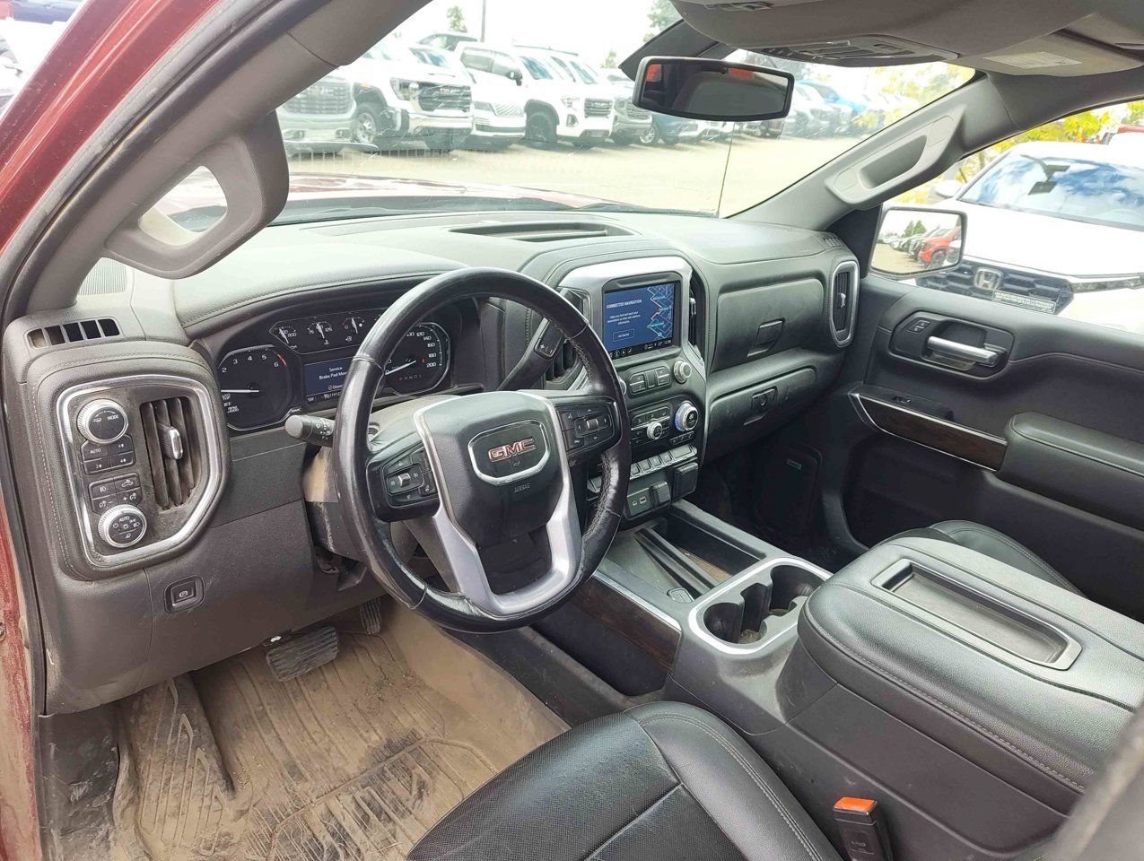 2021 GMC Sierra 1500 4WD Crew Cab 147 SLT Red Sherwood Park - photo #6