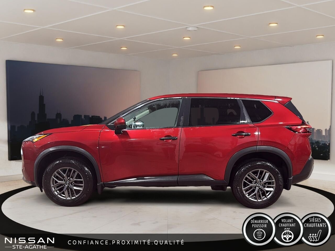 2022 Nissan Rogue S TI Red Saint-Jérôme - photo #5