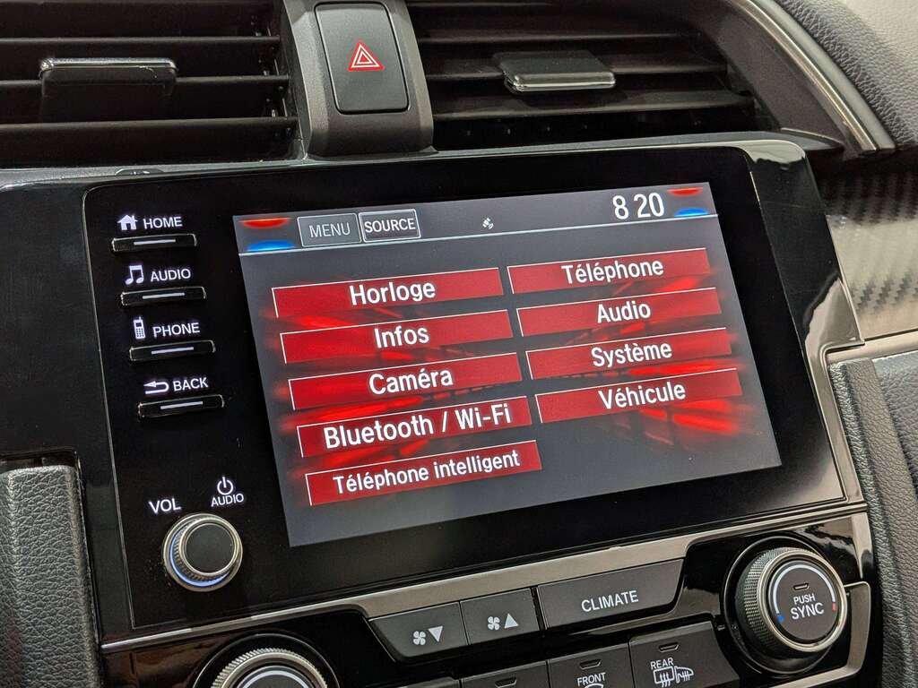 2019 Honda Civic Hatchback Sport Manual White Val-David - photo #23