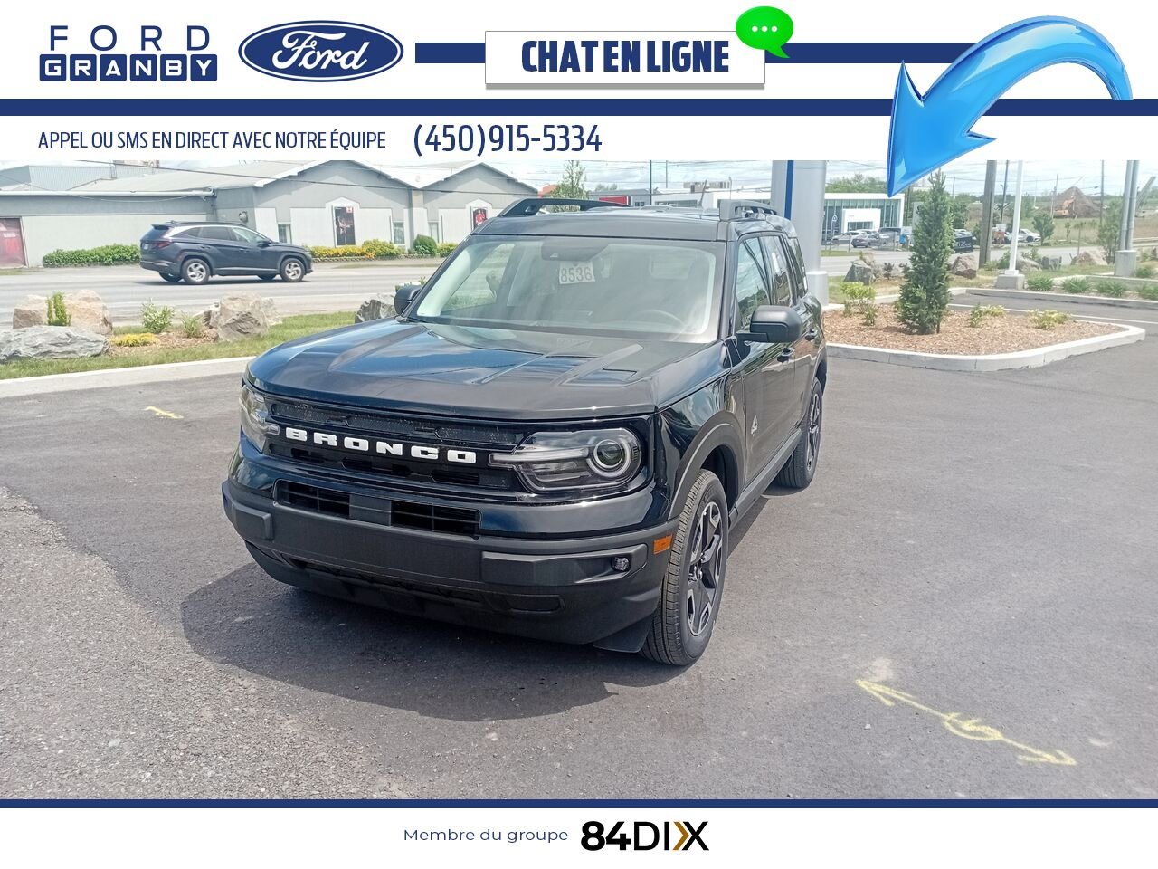 Ford BRONCO SPORT 2024 Noir Granby - photo #1
