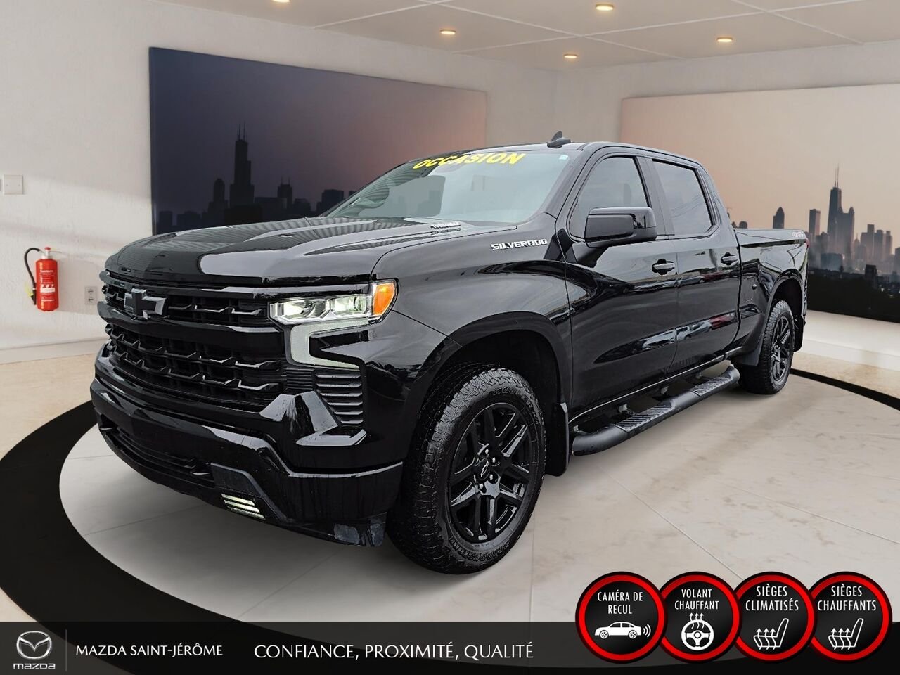 2026 Chevrolet Silverado 1500 RST | CABINE MULTIPLACE | COUVRE-CAISSE RIGIDE | MARCHEPIEDS Black Saint-Jérôme - photo #0